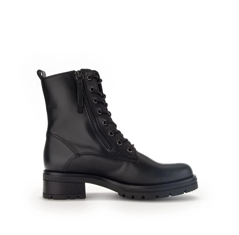 Gabor Schnür-Stiefeletten schwarz