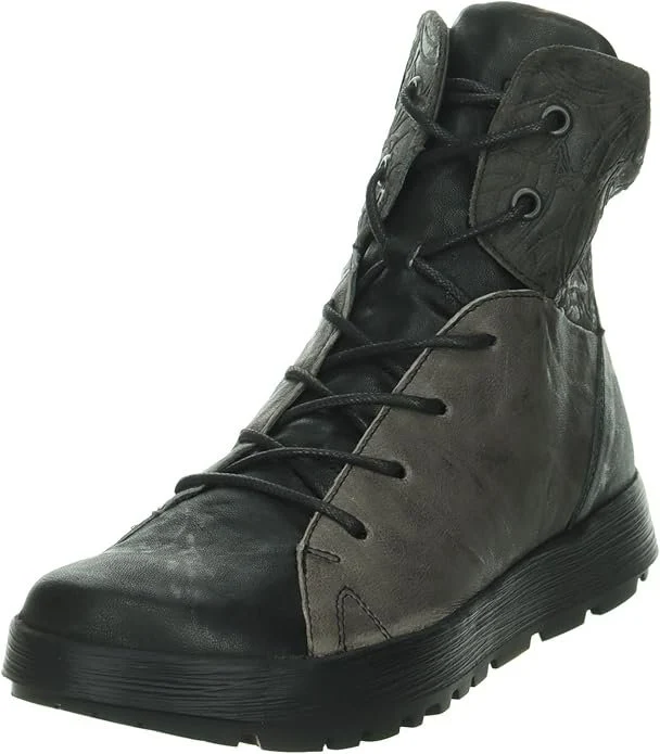 Think Schnür-Stiefeletten schwarz