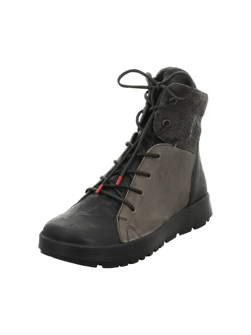 Think Schnür-Stiefeletten schwarz