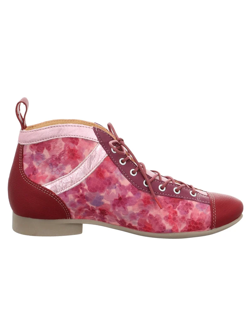 Think Schnür-Stiefeletten rot