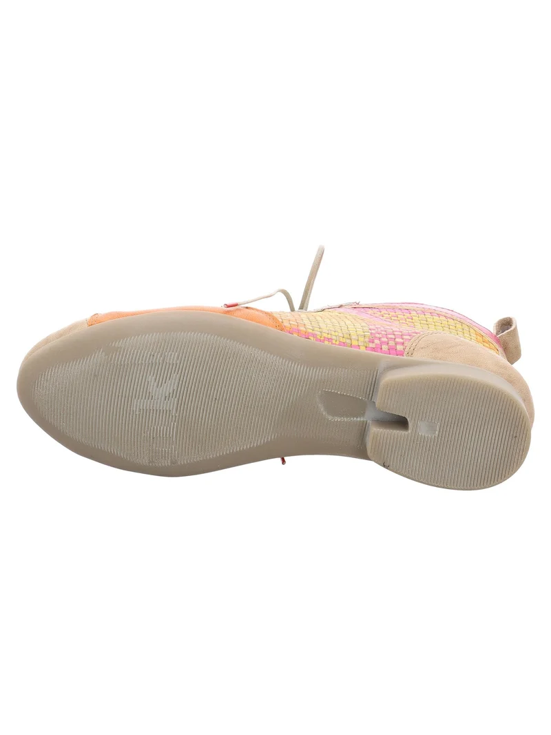 Think Schnür-Stiefeletten gelb