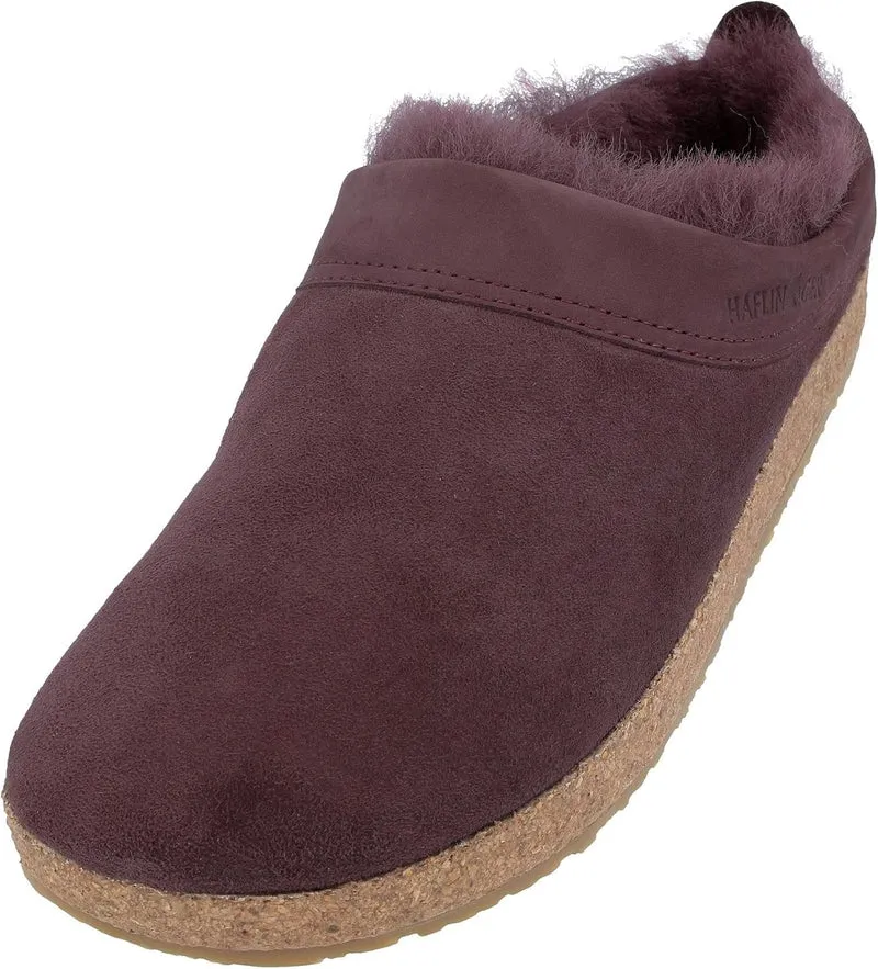 Haflinger Hausschuhe bordeaux