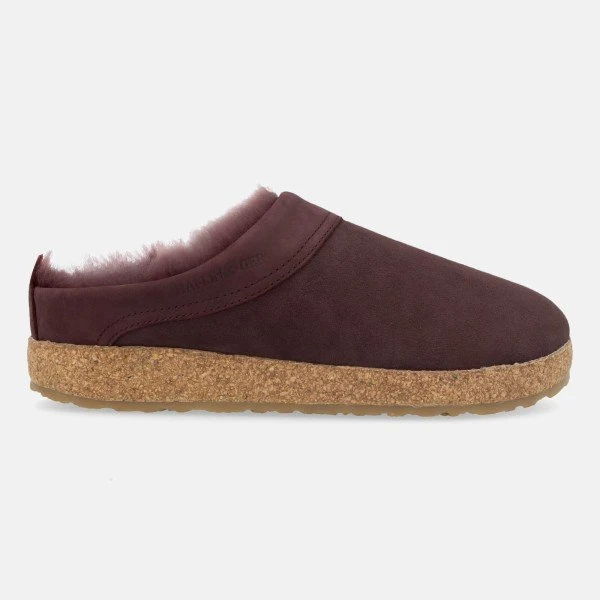 Haflinger Hausschuhe bordeaux