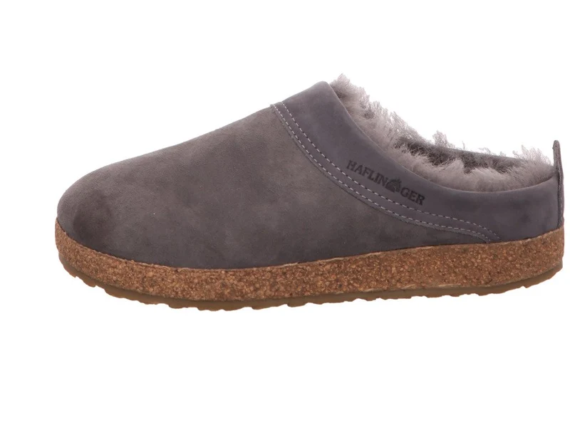 Haflinger Komfort Slipper grau