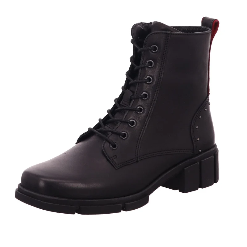 Solidus Schnür-Stiefeletten schwarz