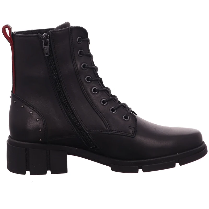 Solidus Schnür-Stiefeletten schwarz