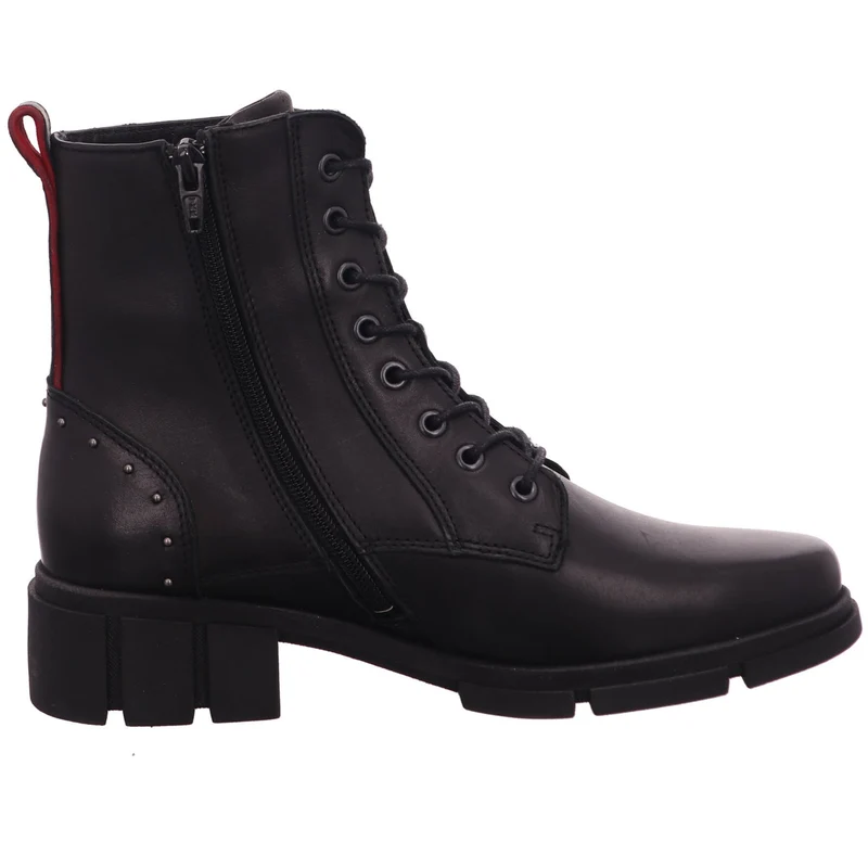Solidus Schnür-Stiefeletten schwarz