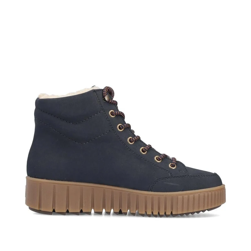 Rieker Schnür-Stiefeletten blau