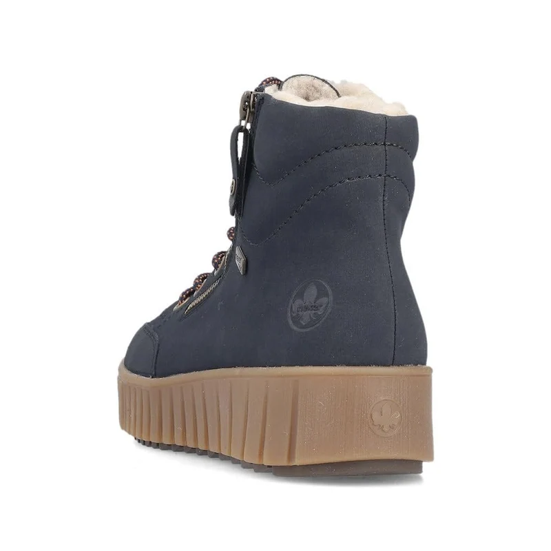 Rieker Schnür-Stiefeletten blau