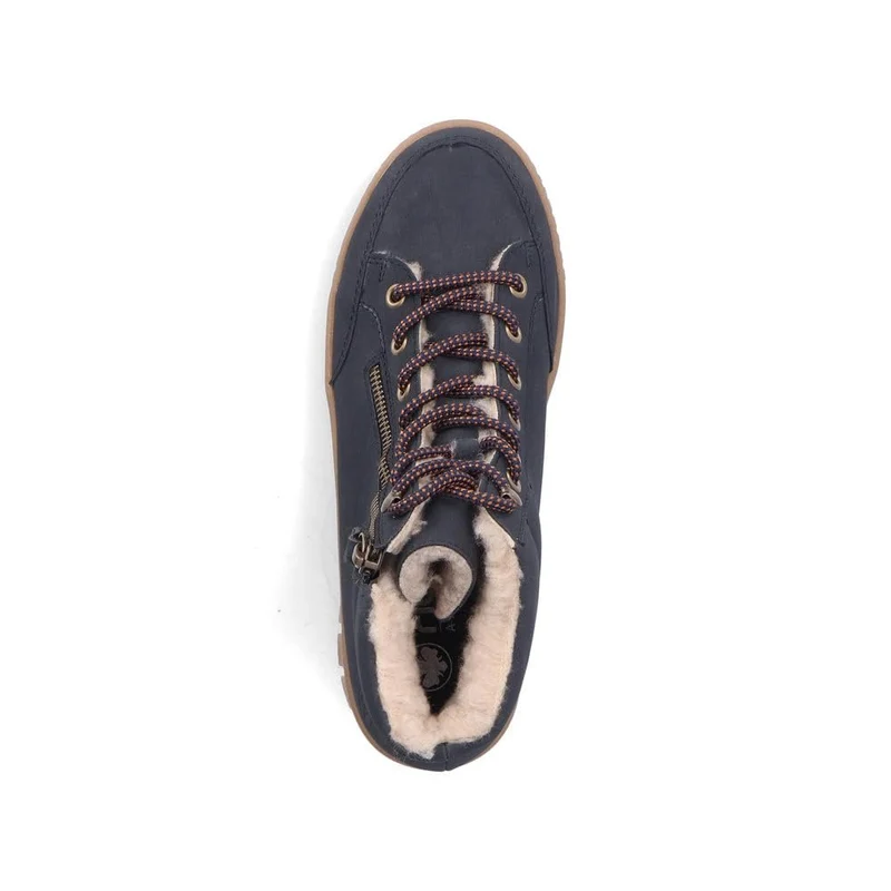 Rieker Schnür-Stiefeletten blau