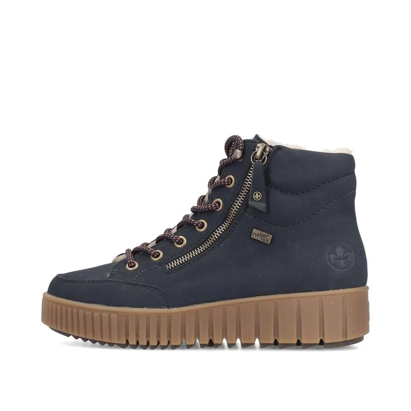 Rieker Schnür-Stiefeletten blau