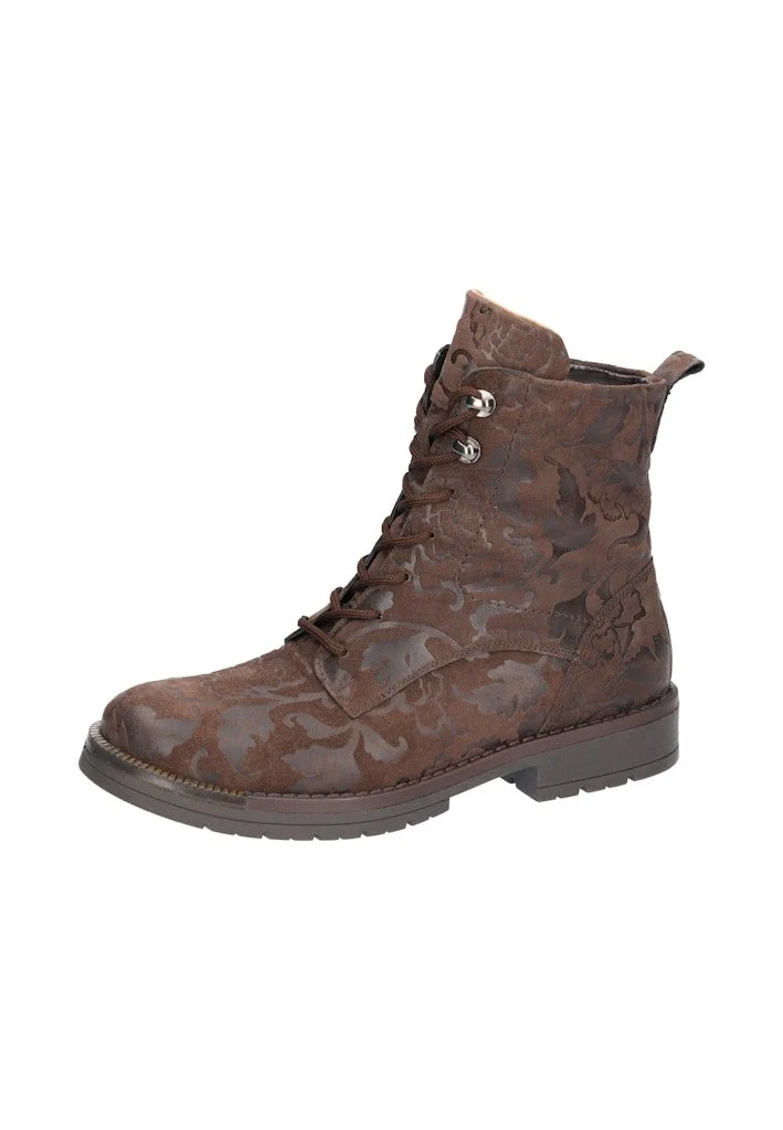 Waldläufer Schnür-Stiefeletten rot