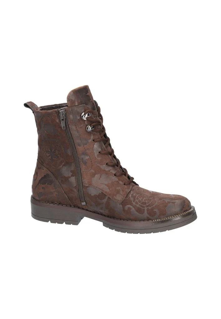 Waldläufer Schnür-Stiefeletten rot