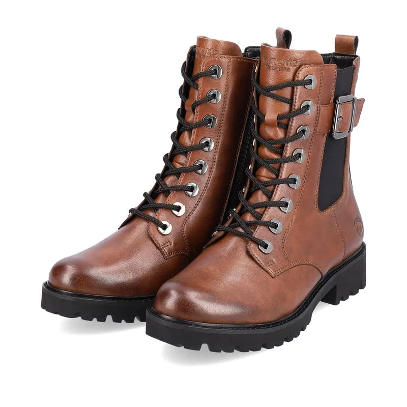 Remonte Schnür-Stiefeletten braun