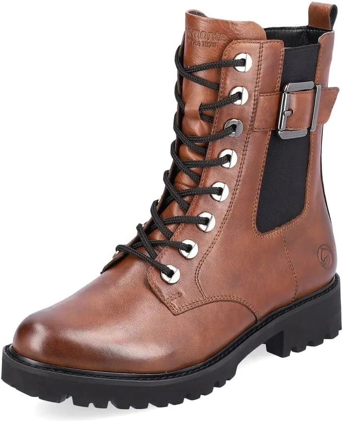 Remonte Schnür-Stiefeletten braun