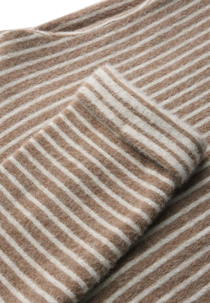 Street One Rundhalspullover Beige