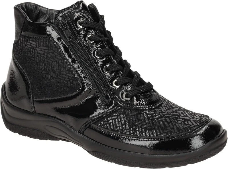 Waldläufer Halbschuhe schwarz