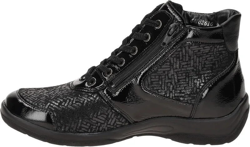 Waldläufer Halbschuhe schwarz