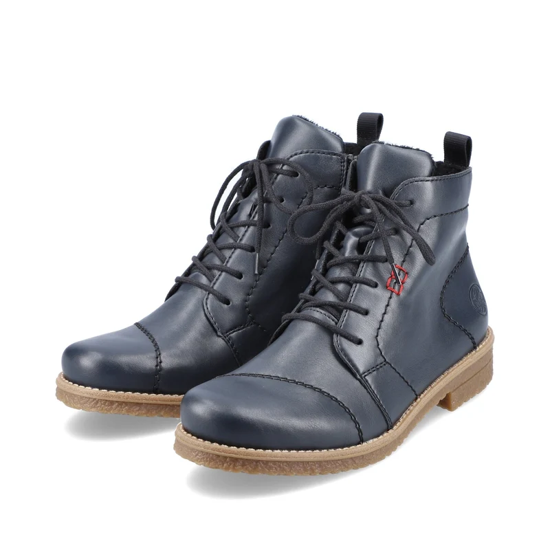 Rieker Schnür-Stiefeletten blau
