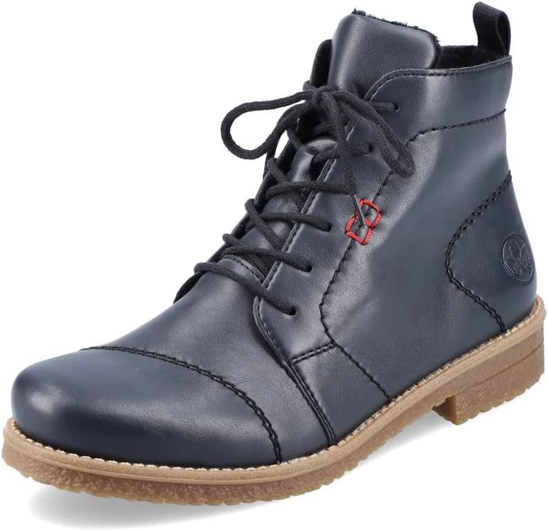 Rieker Schnür-Stiefeletten blau