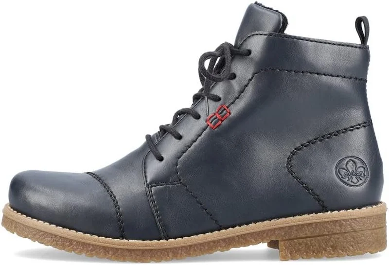 Rieker Schnür-Stiefeletten blau