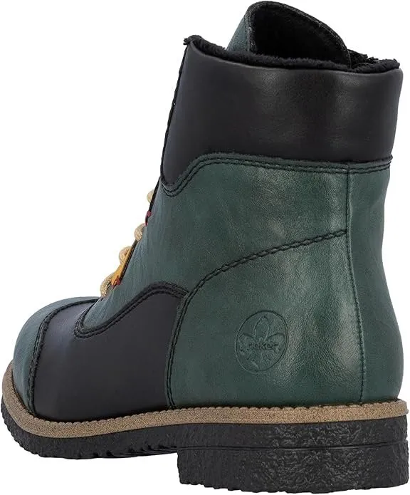 Rieker Schnür-Stiefeletten Grün