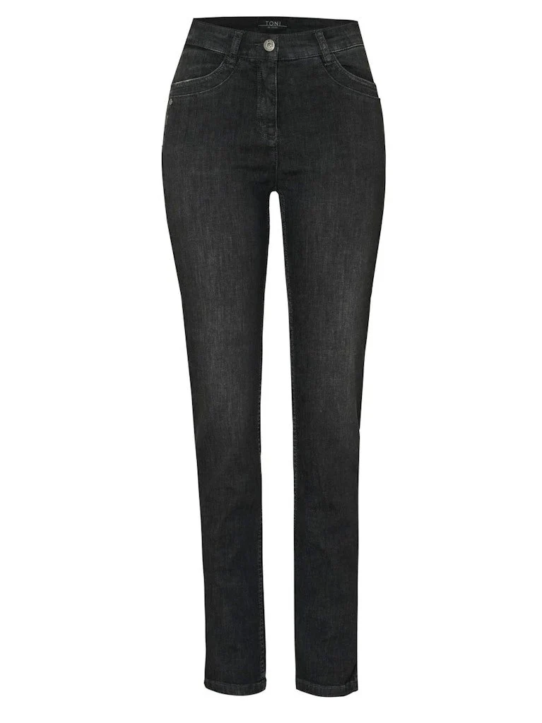 Toni Straight Leg Jeans Grau