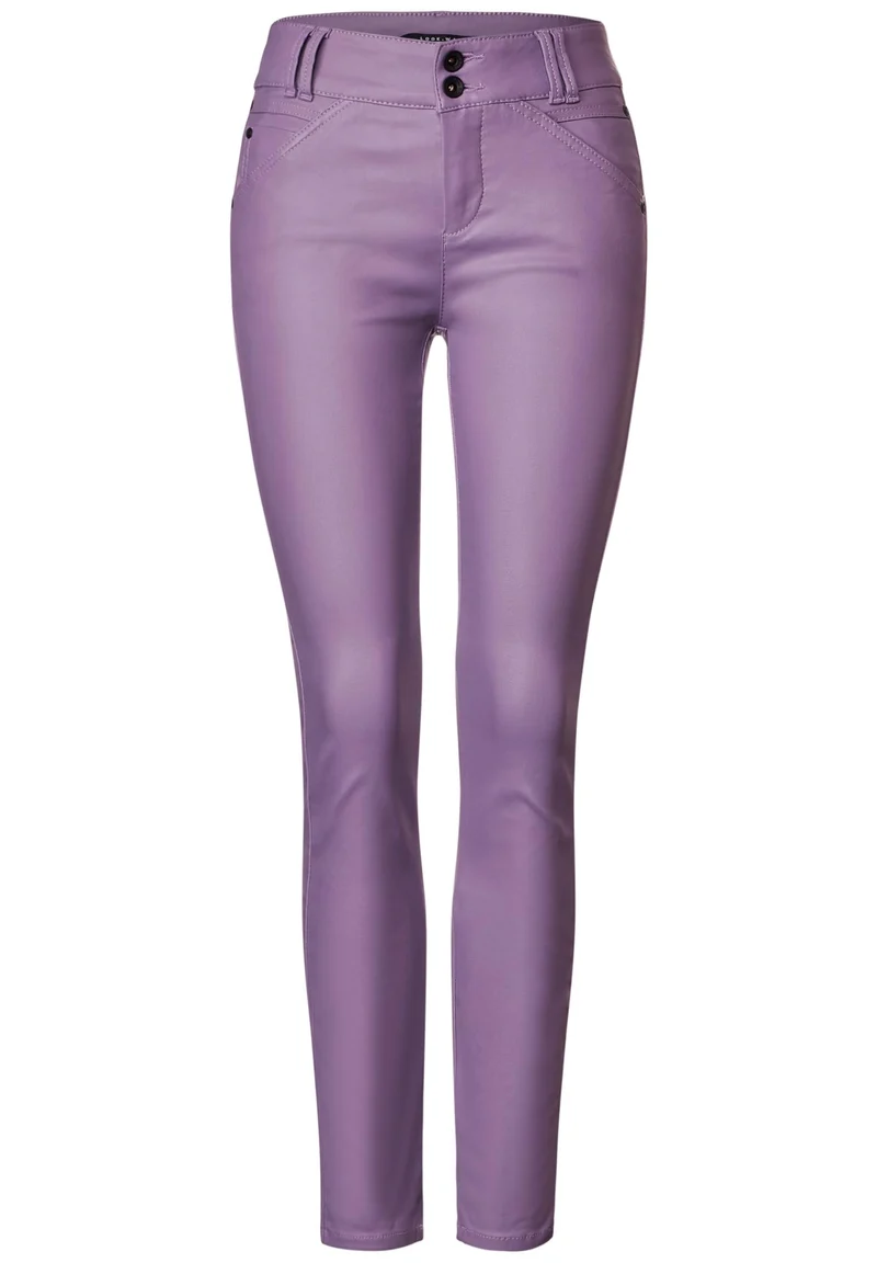 Street One Stoffhose Lila