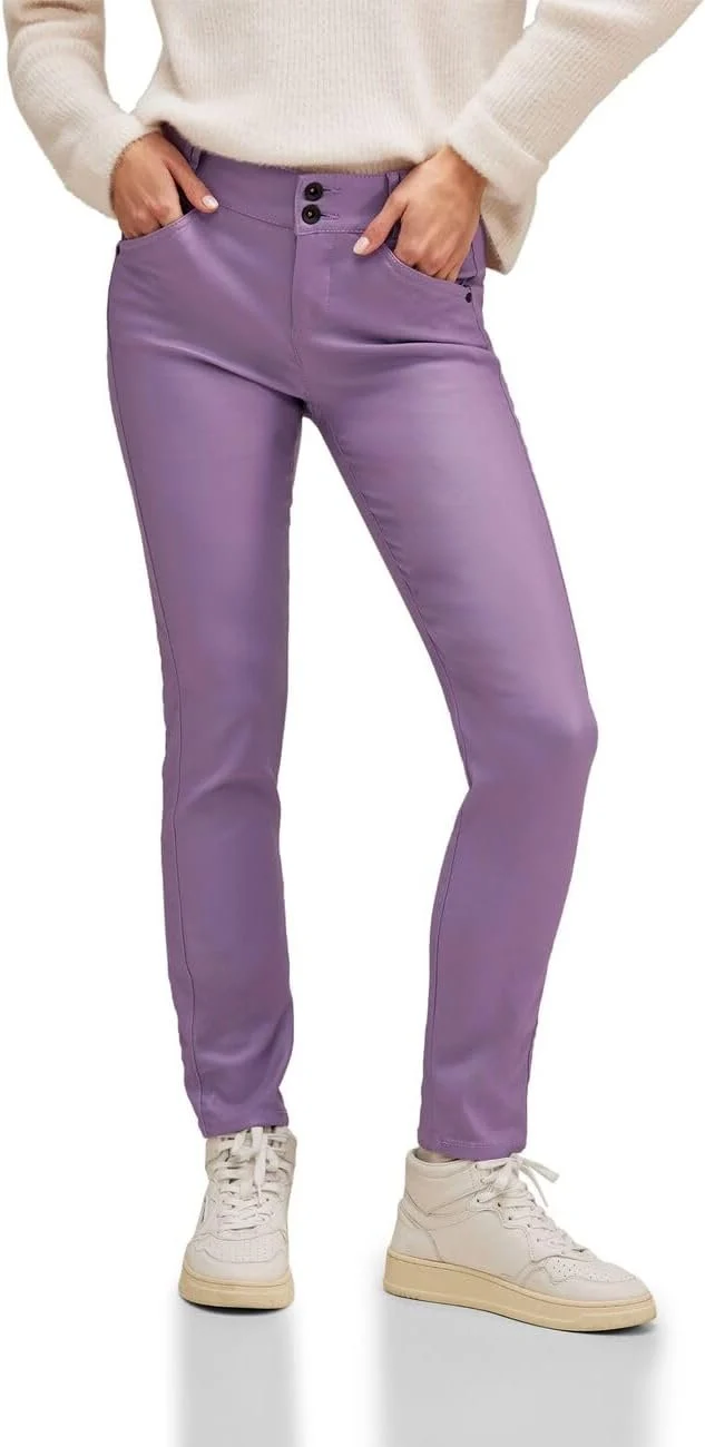 Street One Stoffhose Lila