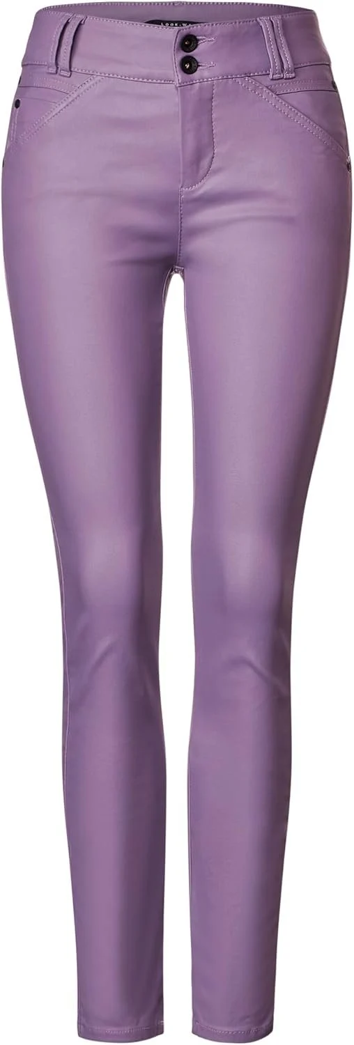 Street One Stoffhose Lila