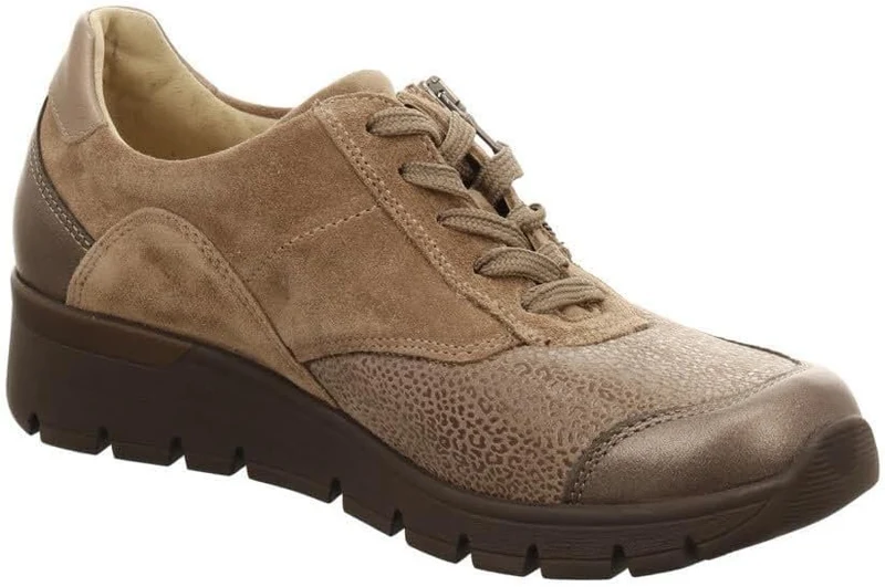 Waldläufer Freizeit Schnürer beige