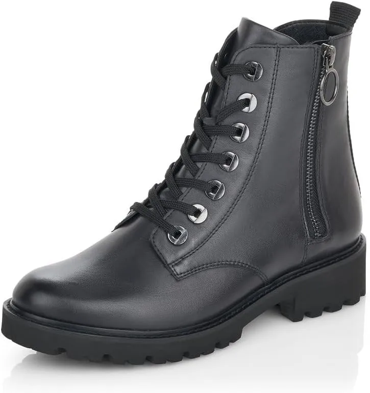 Remonte Schnür-Stiefeletten schwarz