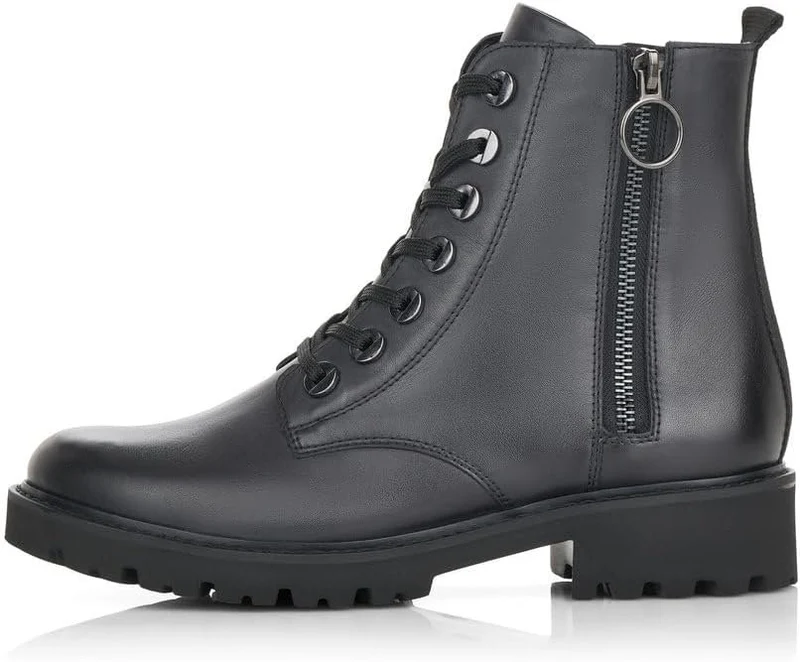 Remonte Schnür-Stiefeletten schwarz