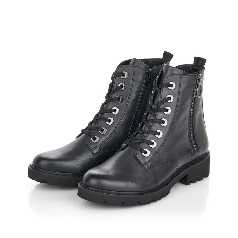 Remonte Schnür-Stiefeletten schwarz