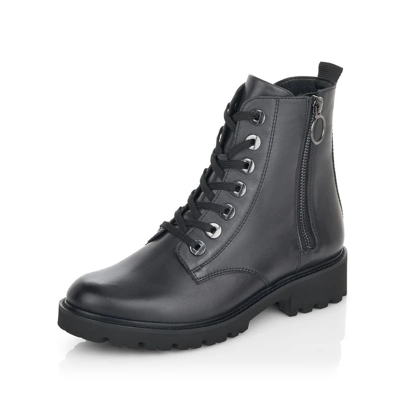 Remonte Schnür-Stiefeletten schwarz