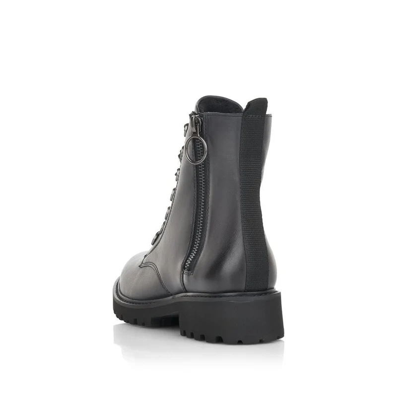 Remonte Schnür-Stiefeletten schwarz