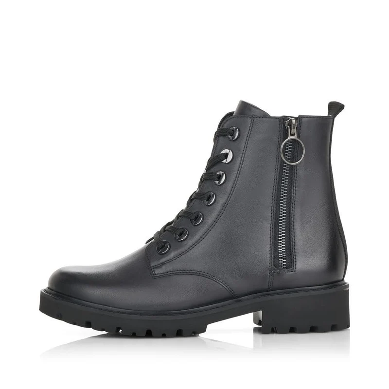Remonte Schnür-Stiefeletten schwarz