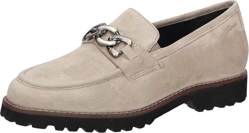 Sioux Sportliche Slipper schwarz