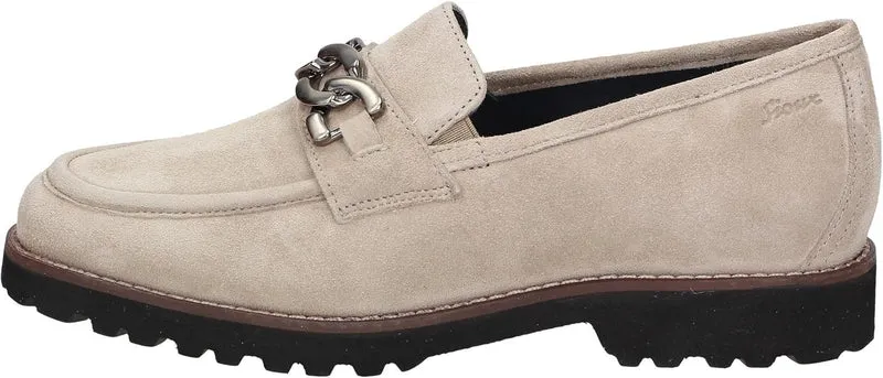 Sioux Sportliche Slipper schwarz