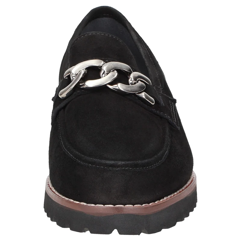 Sioux Sportliche Slipper schwarz
