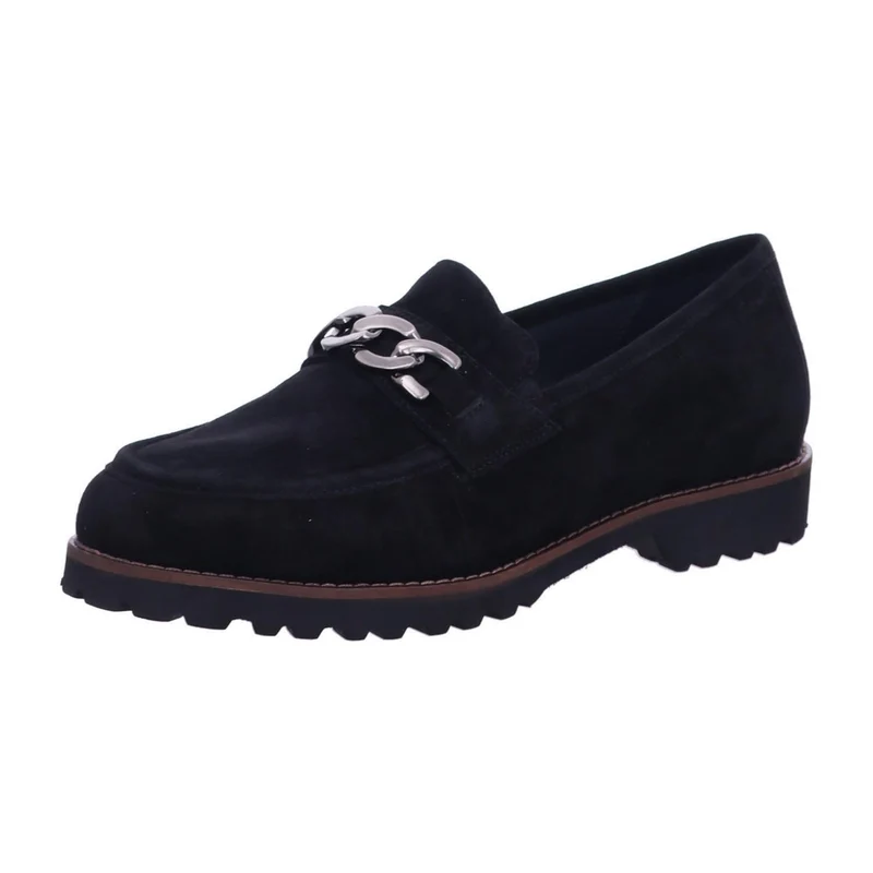 Sioux Sportliche Slipper schwarz