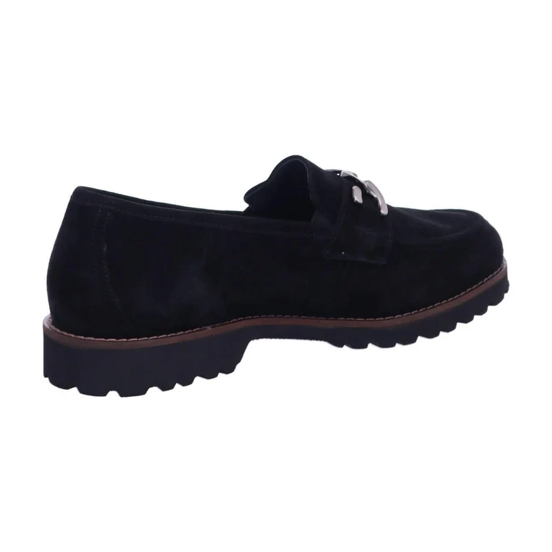 Sioux Sportliche Slipper schwarz