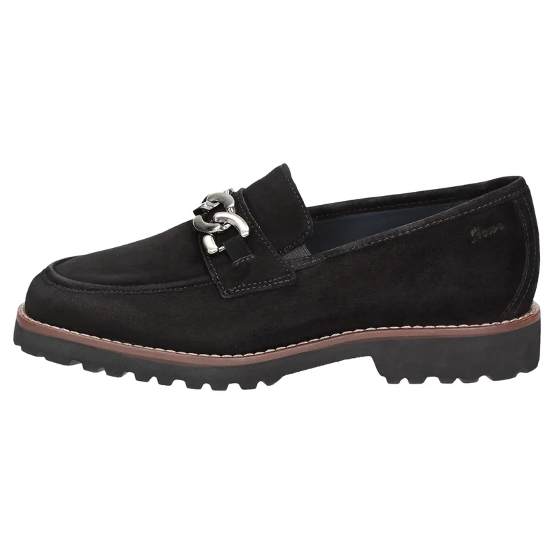 Sioux Sportliche Slipper schwarz