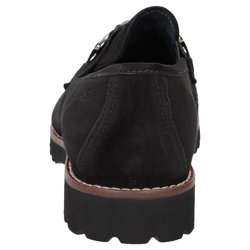 Sioux Sportliche Slipper schwarz