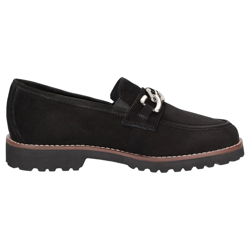 Sioux Sportliche Slipper schwarz