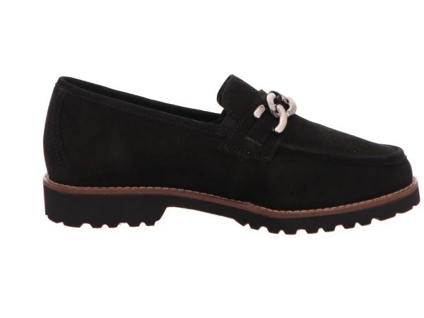 Sioux Sportliche Slipper schwarz