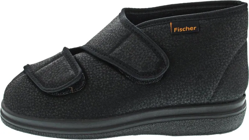 Fischer Markenschuh Hausschuhe schwarz
