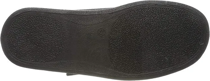 Fischer Markenschuh Hausschuhe schwarz