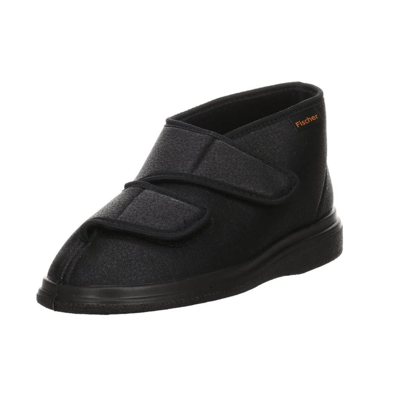 Fischer Markenschuh Hausschuhe schwarz