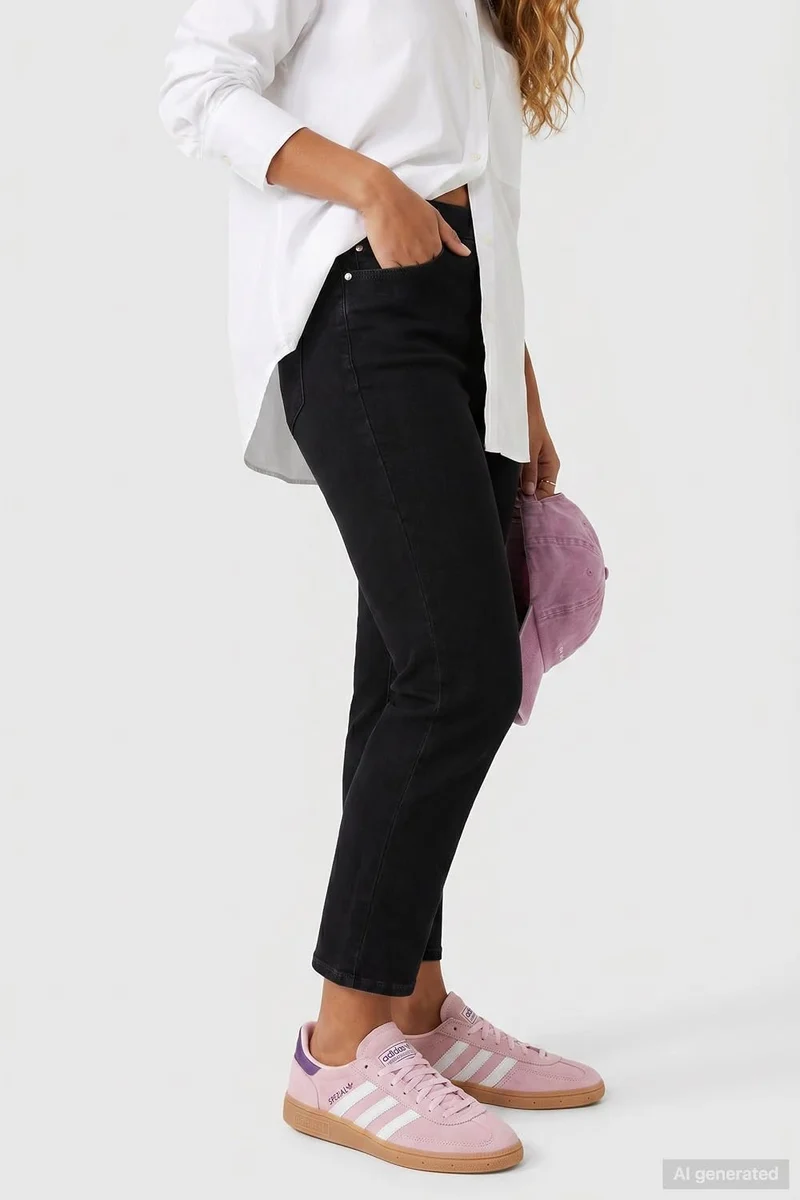 Montana Skinny Fit Jeans schwarz